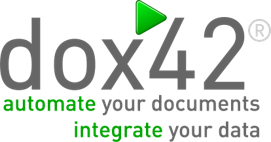 Logo der Firma dox42