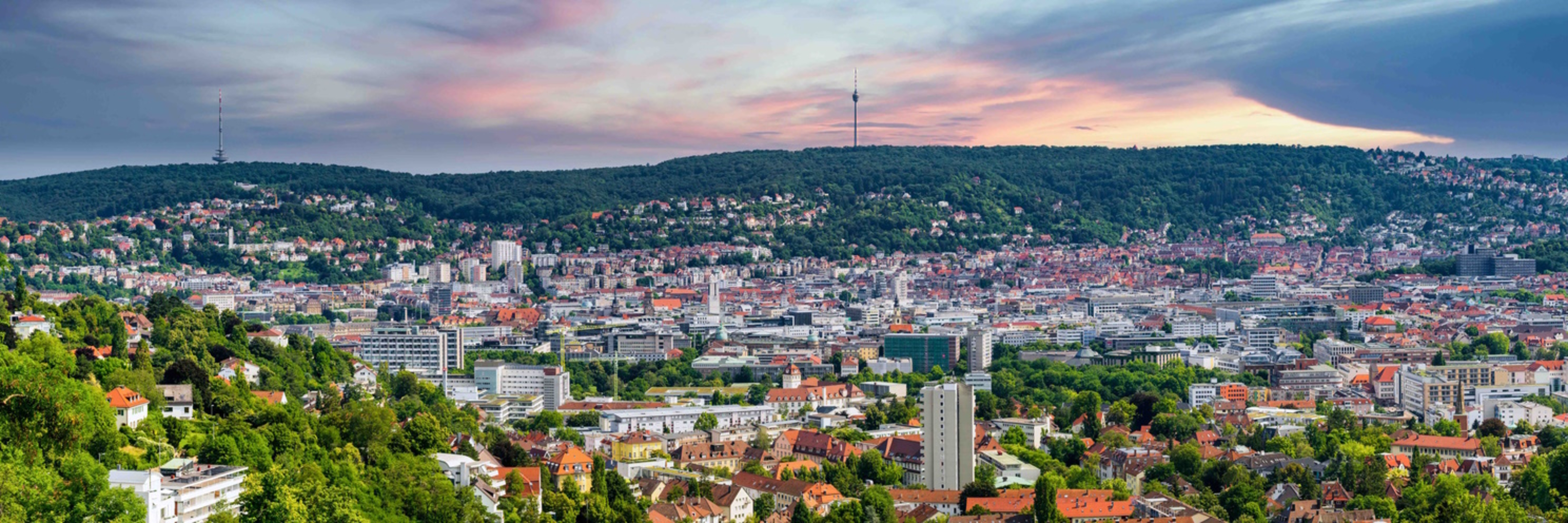 Panoramablick auf Stuttgart 