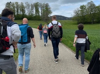 Foto des novaCapta-Schweiz-Teams bei einer Wanderung als Team-Ausflug